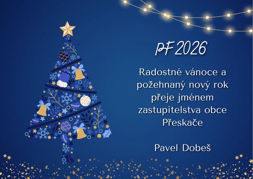 Vánoční přání starosty obce